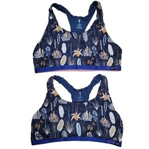 Peggy And Finn Women's Crop Top Bra Coastal Flora 18